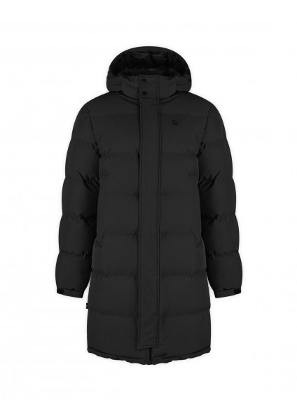 Luke 1977 Long Auckland Padded Jacket - Black Luke 1977 Long Auckland Padded Jacket - Black