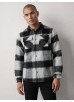 Luke 1977 Ettrick Overshirt - Charcoal Check Luke 1977 Ettrick Overshirt - Charcoal Check