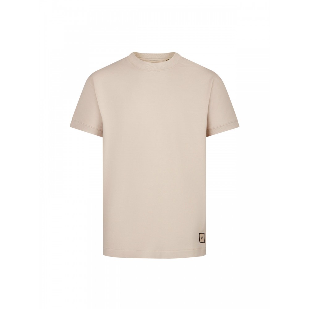 Luke 1977 King Crown Relaxed Fit Rib Cuff T-Shirt - Ecru