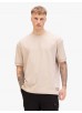 Luke 1977 King Crown Relaxed Fit Rib Cuff T-Shirt - Ecru