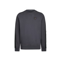 Luke 1977 Massachusetts 1000 Tape Detail Sweatshirt - Charcoal