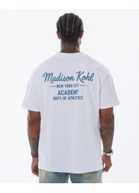 Madison Kohl MK Academy T-Shirt - White/Emerald Green Madison Kohl MK Academy T-Shirt - White/Emerald Green