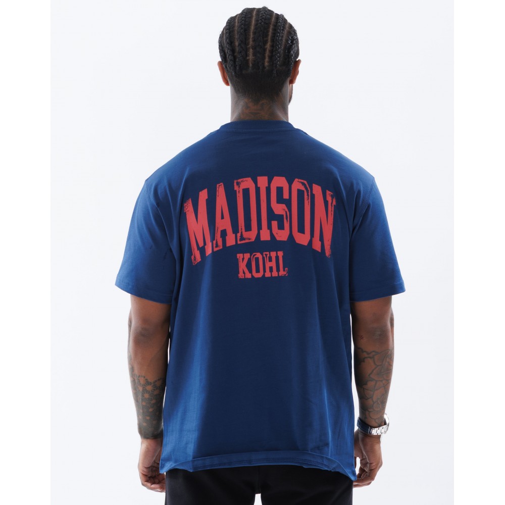 Madison Kohl MK Archie T-Shirt - Navy/Fushia