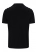 FILA GOLD ENZO KNITTED CHECK ZIP POLO - BLACK