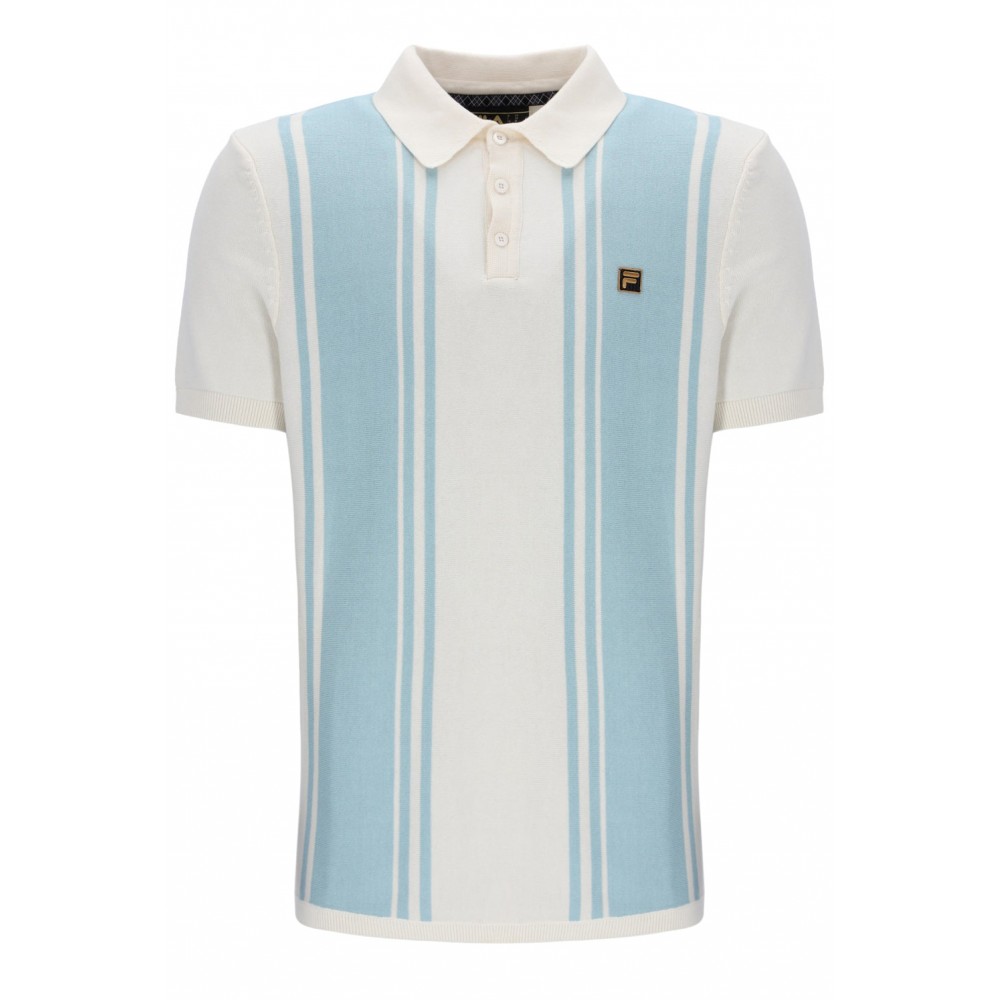FILA BUDDY BOWLING STYLE KNITTED POLO - STERLING BLUE