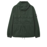 Weekend Offender Kovags Over-Top Smock Jacket - Black Forest Green