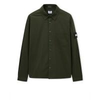 Weekend Offender Lydden Shirt - Black Forest Green