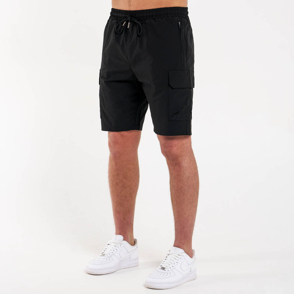 Bee Inspired Soriano Cargo Shorts - Black