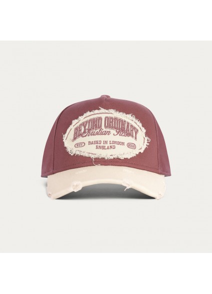 Christian Rose Beyond Ordinary Vol II Cap -  Off White  /  Wine