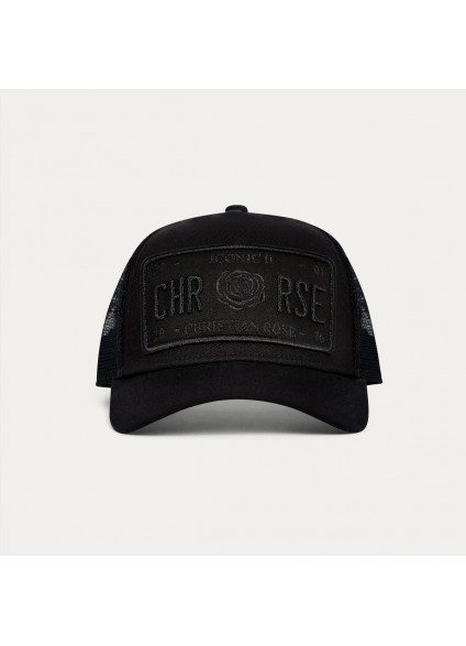 Christian Rose Iconic II Cap - Black / Black Metallic Christian Rose Iconic II Cap - Black / Black Metallic