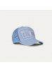 Christian Rose R Two Tone Cap - Sky Blue Christian Rose R Two Tone Cap - Sky Blue