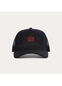 Christian Rose Iconic II Red Rose Cap - Black / Black / Red Christian Rose Iconic II Red Rose Cap - Black / Black / Red