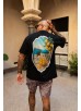 Sinners Attire Santorini T-shirt - Black Sinners Attire Santorini T-shirt - Black