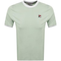 FILA MARCONI ESSENTIAL RINGER T-SHIRT - SURF SPRAY / WHITE