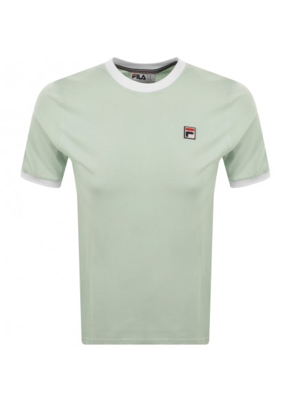 FILA MARCONI ESSENTIAL RINGER T-SHIRT - SURF SPRAY / WHITE