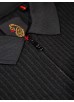 Luke 1977 Waffle On 1000 Zip Polo - Black Luke 1977 Waffle On 1000 Zip Polo - Black