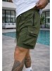 Sinners Attire Raptor Cargo Shorts - Khaki