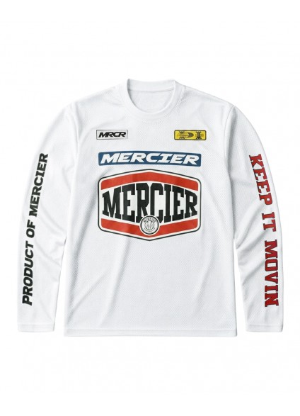 Mercier MotoX Mesh Top - White