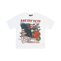 Mercier Eagle Waffle T-Shirt - White