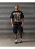 Mercier Eagle Waffle T-Shirt - Black
