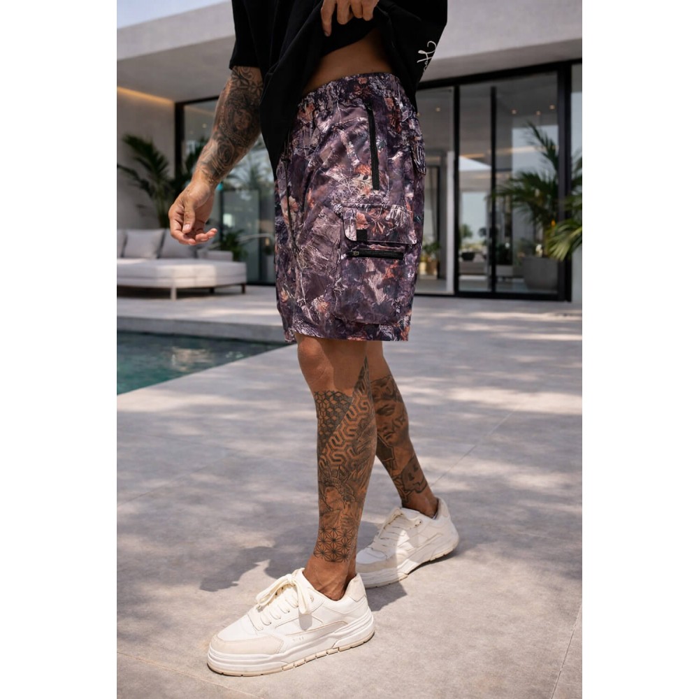 Sinners Attire Raptor Cargo Shorts - Hunter Camo