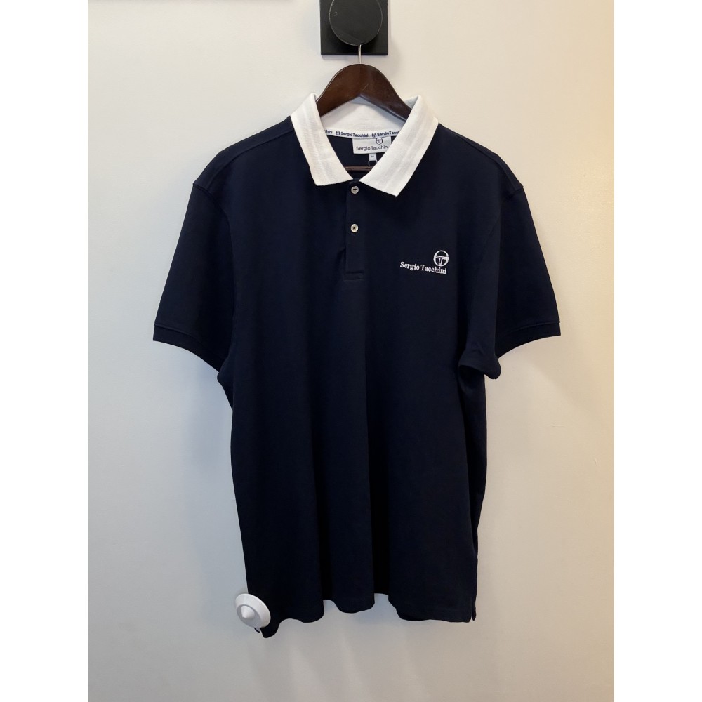Sergio Tacchini Bondi Polo - Maritime Blue / White Sergio Tacchini Bondi Polo - Maritime Blue / White