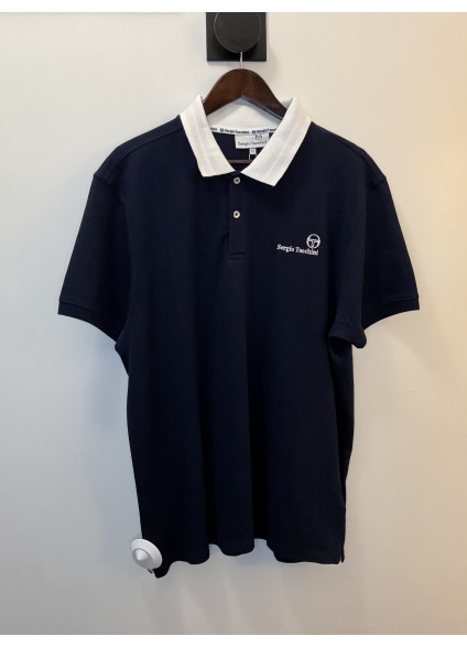 Sergio Tacchini Bondi Polo - Maritime Blue / White