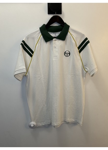 Sergio Tacchini New Cortona Polo - Gardenia / Pine Needle