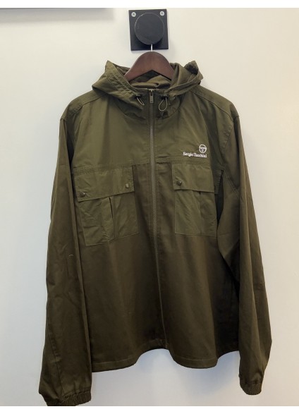 Sergio Tacchini Calistri Hooded Jacket - Dark Olive