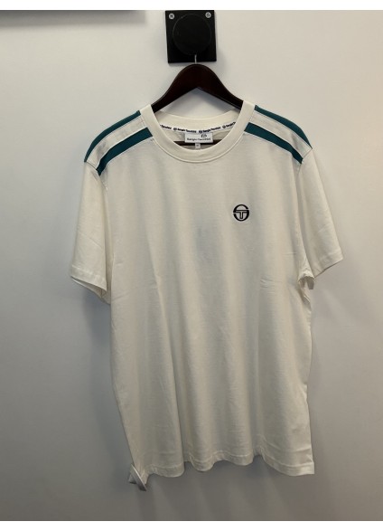 Sergio Tacchini Locchi Tee - Gardenia / Harbour Blue