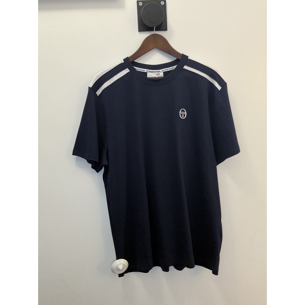 Sergio Tacchini Locchi Tee - Maritime Blue / White