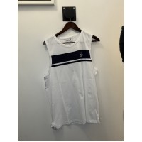 Sergio Tacchini Damarindo Vest - White / Maritime Blue