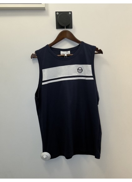Sergio Tacchini Damarindo Vest - Maritime Blue / White