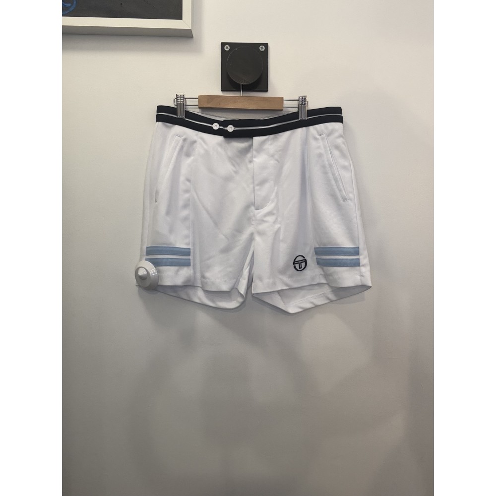 Sergio Tacchini SuperMac Tennis Shorts - White