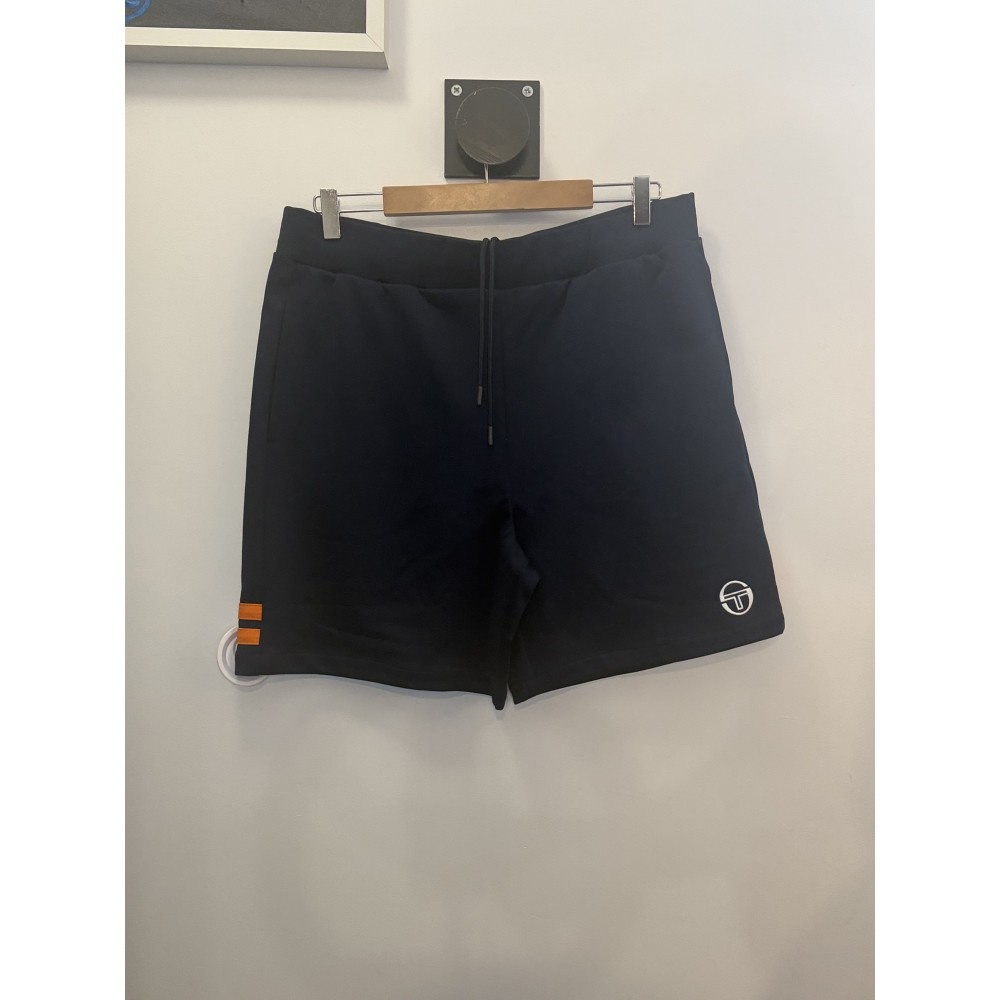 Sergio Tacchini New Orion Shorts - Maritime Blue / Orange Pepper