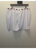 Sergio Tacchini Cielo Tennis Shorts - White / Maritime Blue / Adrenaline Rush Sergio Tacchini Cielo Tennis Shorts - White / Maritime Blue / Adrenaline Rush