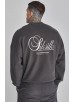 SikSilk Graphic Sweater- Grey