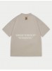 THE COUTURE CLUB HEAVYWEIGHT COPYRIGHT T-SHIRT - STONE