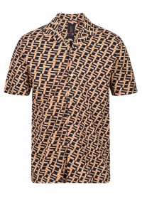 Luke 1977 Trinidad Overprint Jersey Shirt - Apricot