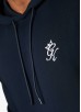 Gym King Fundamental Fleece Hood - Navy