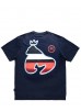 MONEY SIG APE CHROME TEE - NAVY