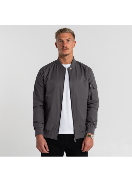 Bee Inspired Neves Bomber Jacket - Zinc