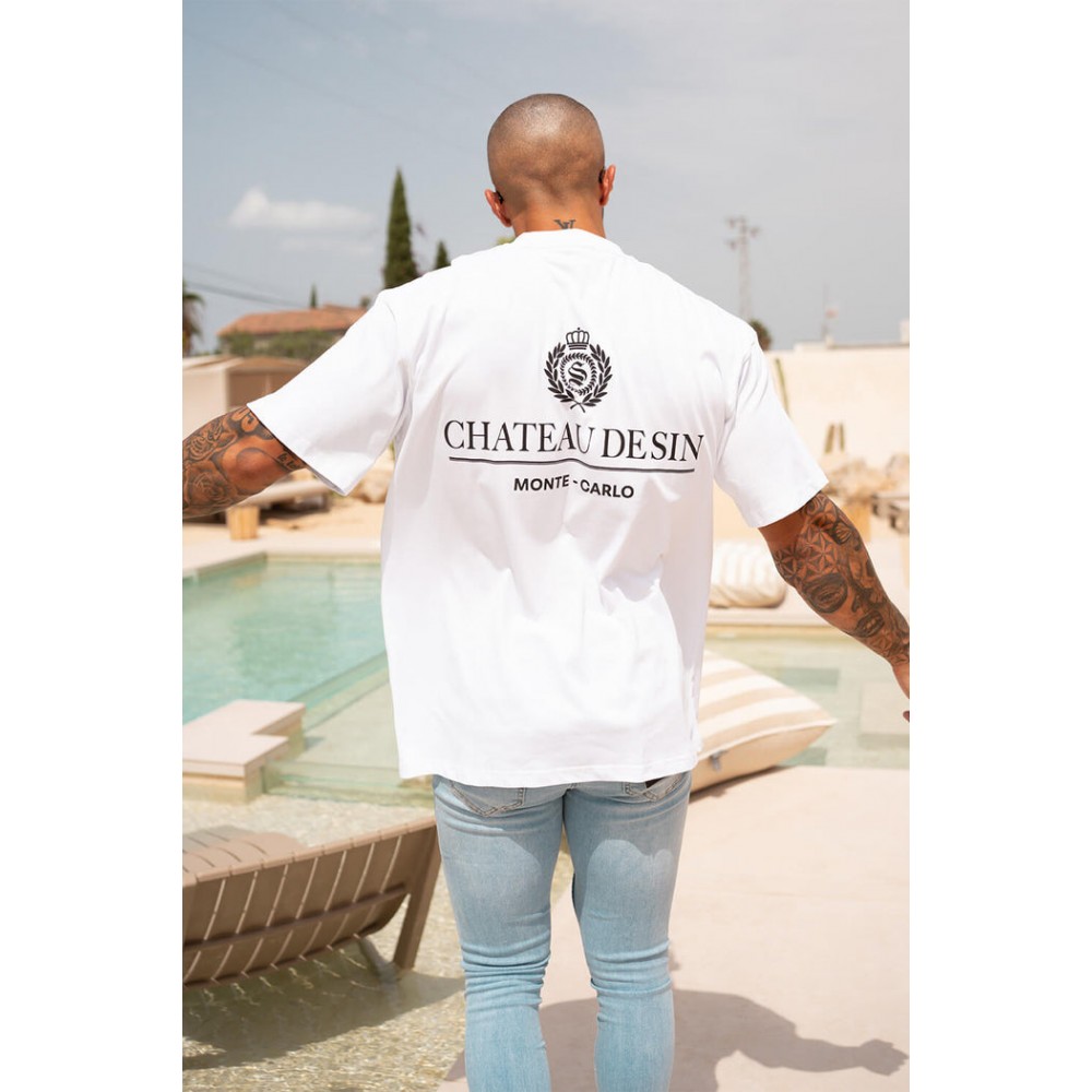 Sinners Attire Chateau De Sin T-Shirt - White