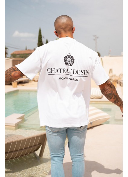 Sinners Attire Chateau De Sin T-Shirt - White