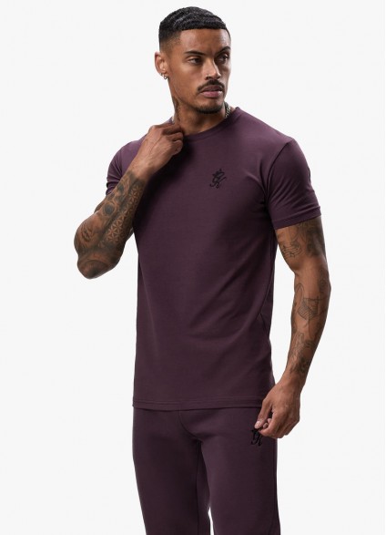 Gym King Fundamental Tee- Deep Plum