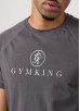 Gym King Pro Jersey Tee - Graphite