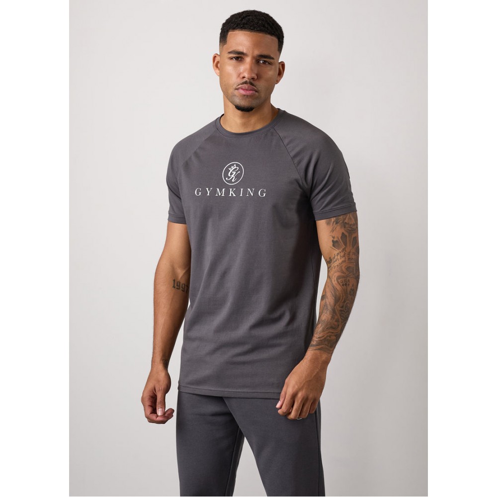 Gym King Pro Jersey Tee - Graphite