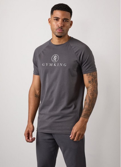 Gym King Pro Jersey Tee - Graphite