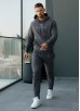 Gym King Pro Logo Hood - Onyx Grey