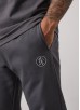 Gym King Pro Logo Jogger - Onyx Grey